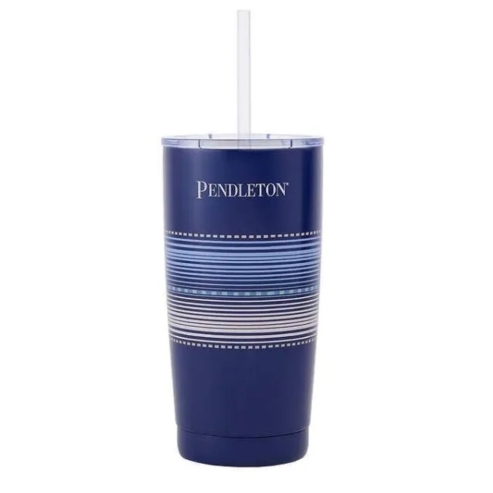 Pendleton Patterned Stainless Steel Double Wall Insulated Hot/Cold Tumbler Set